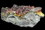 Realgar With Quartz & Pyrite - Peru #71634-1